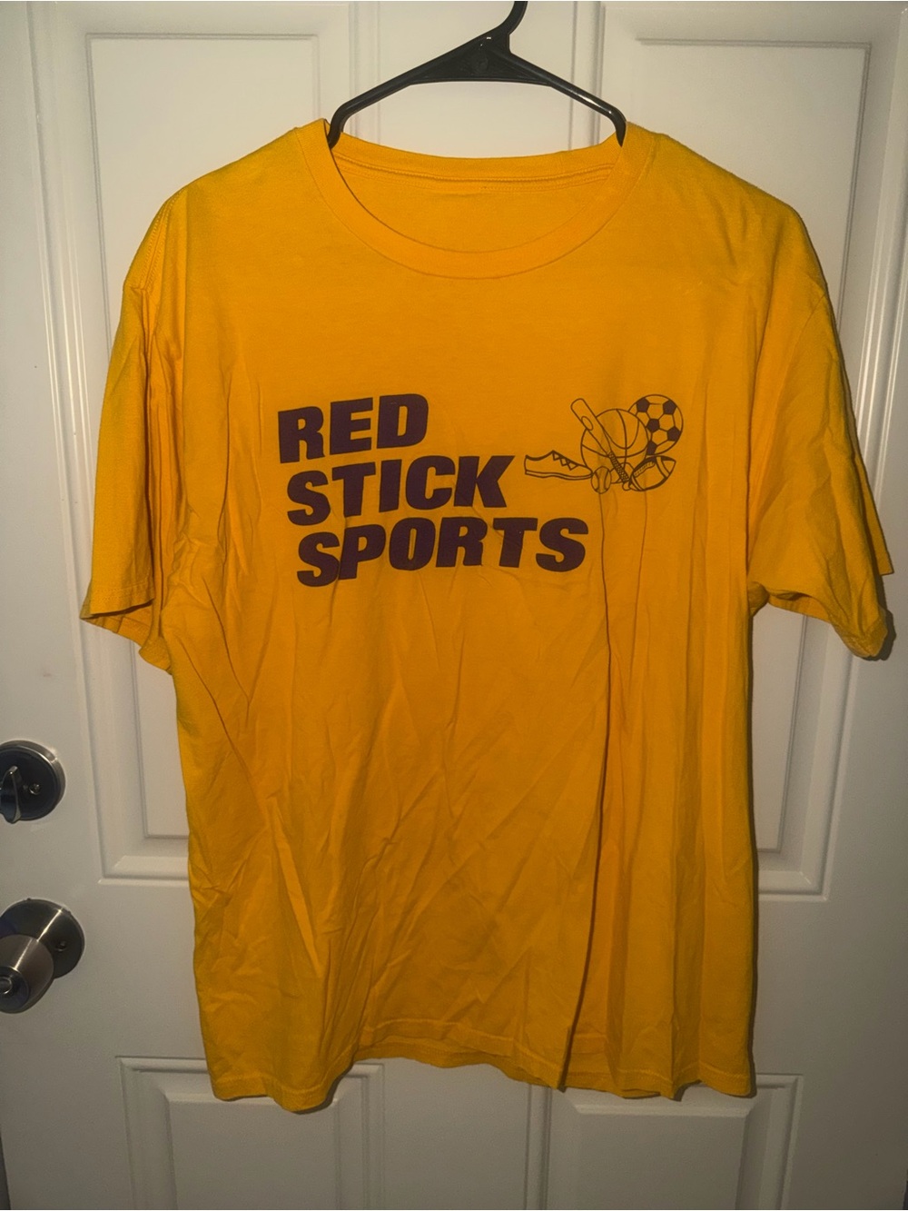 Men's Yellow Graphic Tee